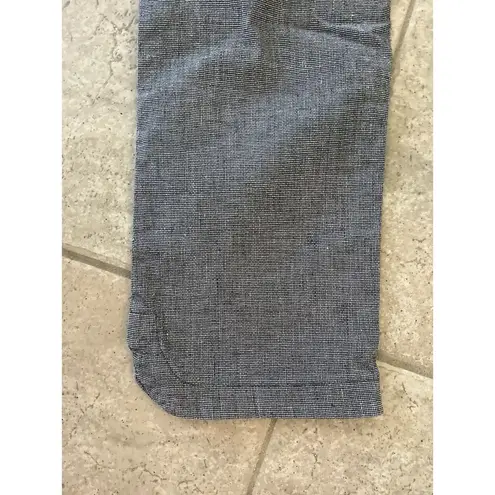 NYDJ Size 8 Linen Blend Charcoal Dress Pants Casual Office Career