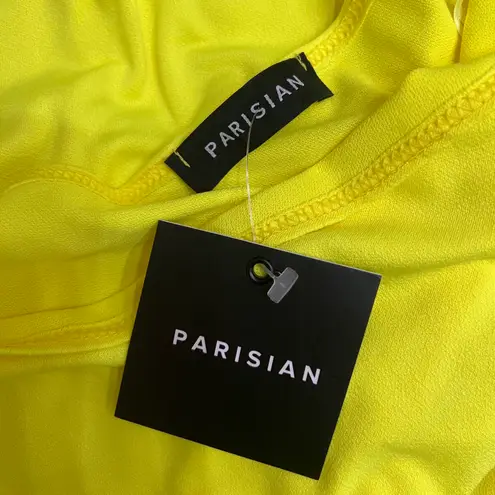 Parisian Neon Yellow One-Shoulder Dress
