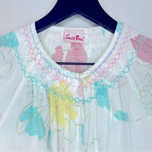 Vintage Smart Time Dusters Robes Size M/L Red