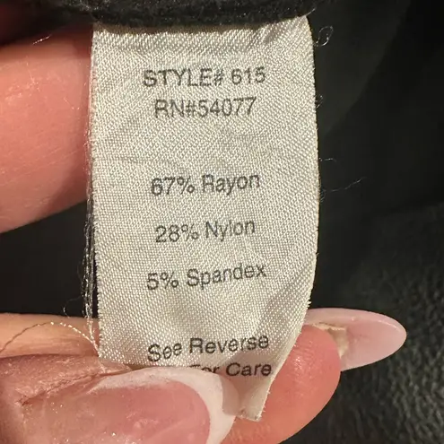 CAbi  MOTO KNIT PONTE CROP Black Women's Jacket S 615 - Image 7