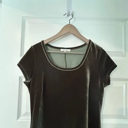 Karen Kane Velvet Dress Green Size M