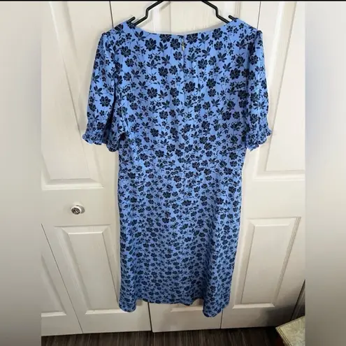 Draper James  Patsy midi dress bluebell magnolia size 14