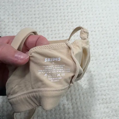 SKIMS Fits Everybody Scoop Neck Nude Stretch Bralette Top Brami Lounge Medium M