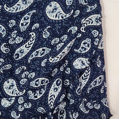 Patrons of Peace Navy Boho Skorts Size Small NWT Dark Blue Paisley Shorts
