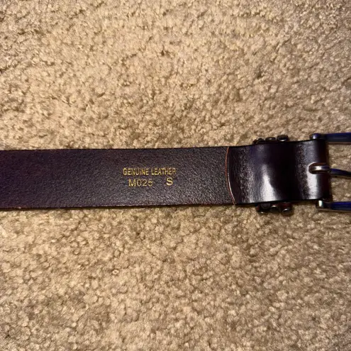 Sleek Black and Silver Belt Accessory
