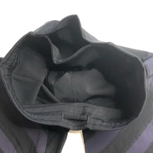 Zyia Black Mesh Luxe Leggings Hi Rise 7/8 Length