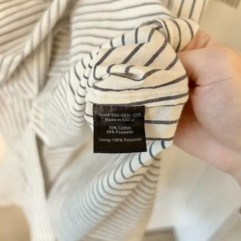 Jenni Kayne Capri Caftan Dress in Navy Stripe Size S LIKE NEW