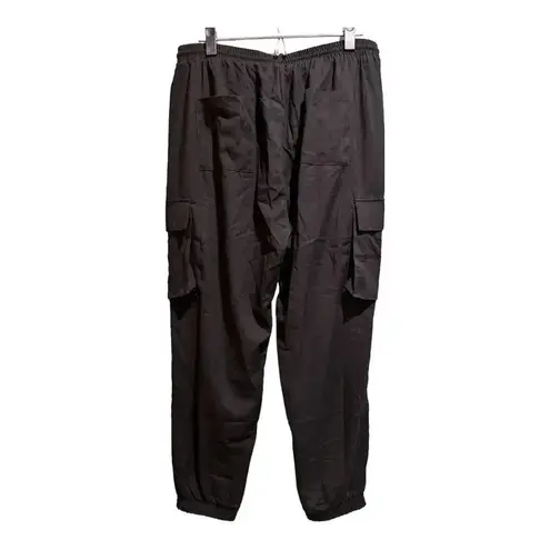 Zenana Outfitters Cargo Black Jogger Pants