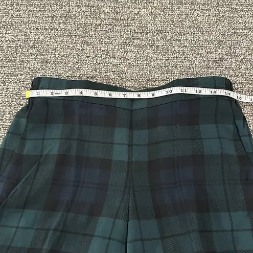 NWT JCrew Factory Blackwatch Plaid Jamie Pant Sz 8 Black