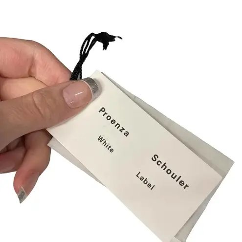 Proenza Schouler White Label High-Waisted Shorts in Bleach Chambray Size 6