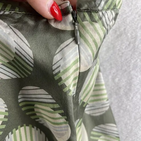 Amanda Smith VTG Y2k 8 Skirt Silk Slip Fairy Whimsy Bella Swan Midi Coquette Green Flowy