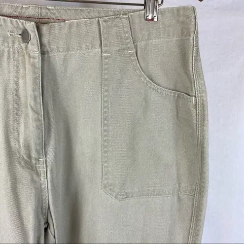 Woolrich Women’s Tan # 1473 Tan Dark Stone 100% Cotton Duck Jeans 10