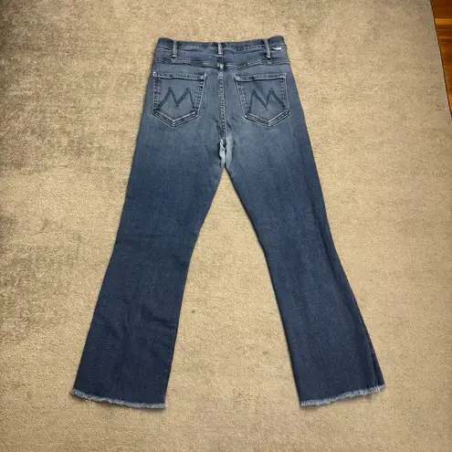 Mother Superior Denim The Hustler Ankle Fray Home Movies Wash Blue Size 29