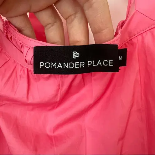 Tuckernuck Pomander Place Tinsley Top Women’s Bubblegum Pink Blouse Size M