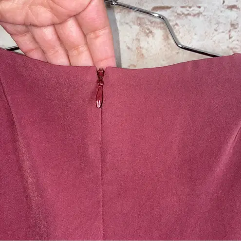 MM.LaFleur  The Ryann Stretch Twill Dress in Brick Red Size 2 - Image 7