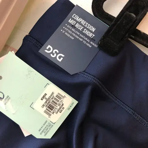 DSG Womens 3" Compression Shorts University Navy Blue 2X