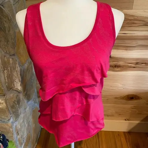 Iz Byer IZ Beyer pink tank top shirt size medium‎