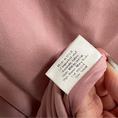 Katie May NEW NWT Mary Kate Strapless Drape Back Gown Rose Quartz Blush Pink