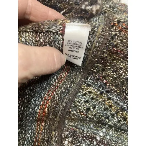 Boho Brown Open Front Fringe Cardigan Vest Women's S Fairy Western Hippie