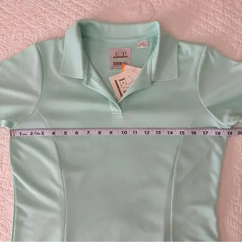 NWT EP Pro MGM Grand Women's Turquoise Polo Golf Shirt Embroidered Logo Small Green