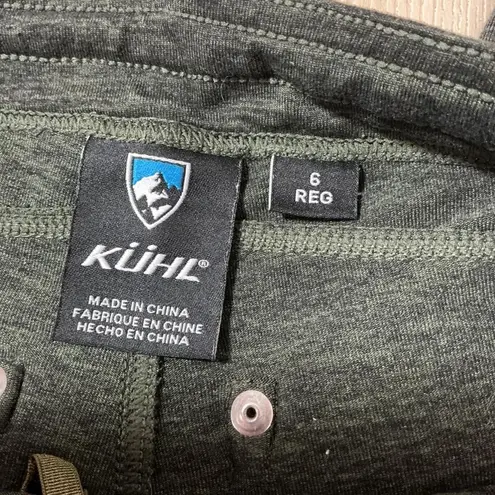Kuhl Ladies Stealth Heather Green Pants Casual Outdoor Activewear