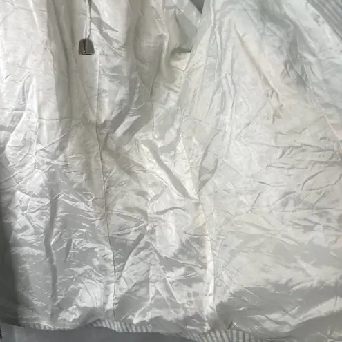 Willi Smith Striped Full Zip Hooded Lightweight Jacket Size Medium