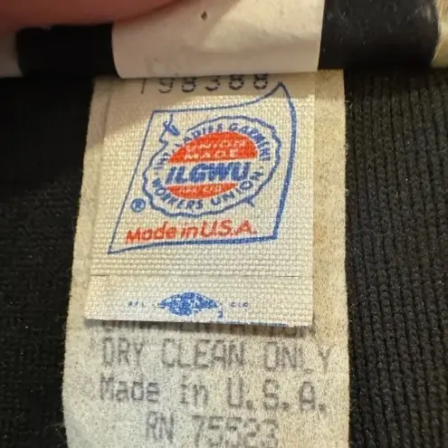 Positively Ellyn women’s black wrap pencil skirt slit stretch Medium vintage