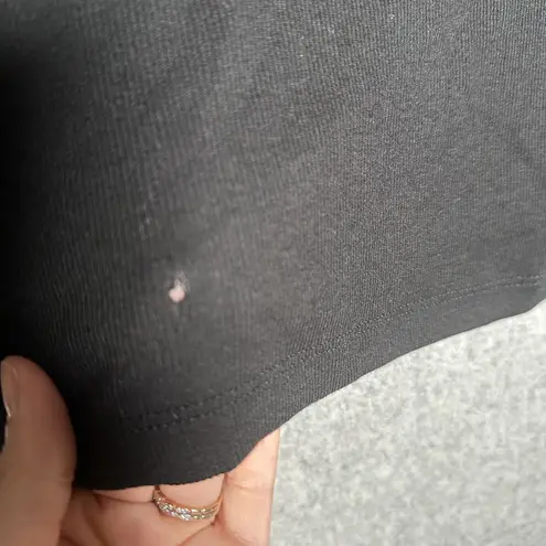 Joie  Large Womens Turtleneck Black Long Sleeve Thin Lightweight Stretch Solid