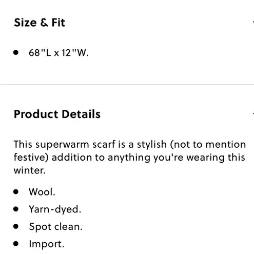 J.Crew  68” Wool Scarf - Red & Black Buffalo Plaid New w/ Tags