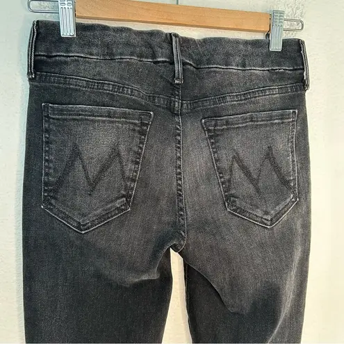 Mother Looker Ankle Fray jeans Night Hawk 27 Black