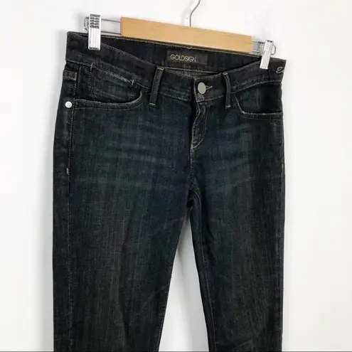 Goldsign 'Envy' Straight Leg Stretch Jeans Size 26 Gray