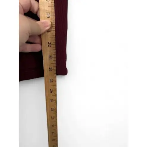 Ambiance Womens Tank Top Maroon Red Vamp Goth Witchy Y2K Size M