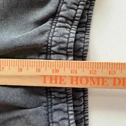 TNA Cozy Fleece Mega Sweatpants Acid Wash Gray XS Joggers Lounge Athleisure