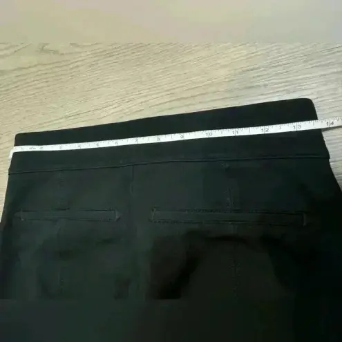 Spanx  Women’s Black Rayon Elastic Straight Leg Pants Size‎ L