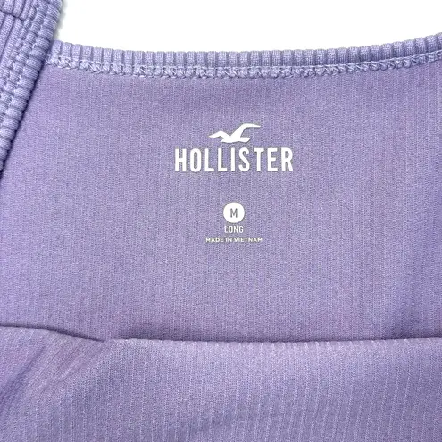 Hollister  Ribbed Tank Top Square Neck Cropped Long Size Medium - Image 8