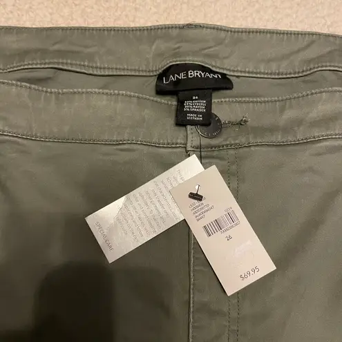 Lane Bryant green skinny pant 26