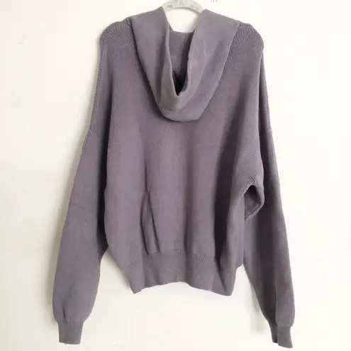 Alo Yoga Scholar Hooded Sweater Fog M