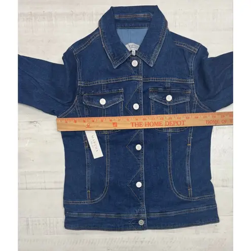 Martha Stewart weekend jean lined jacket dark indigo Blue Size XS