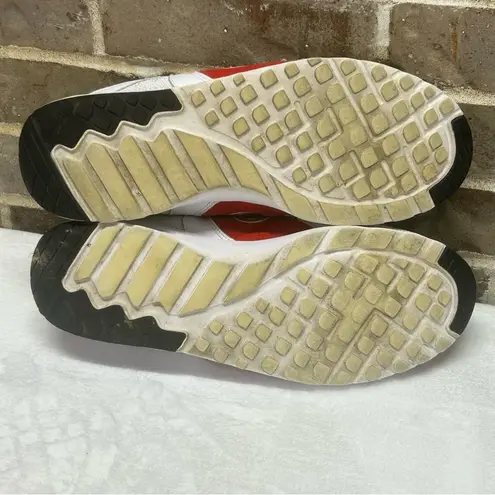 Zumba Air Lo Lace Up Sneaker Shoe Leather Textile Upper White Red Womens Size 11