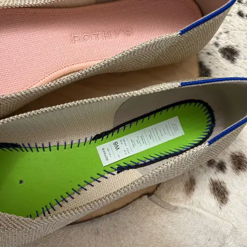 Rothy's ROTHY’S The Flat in Light Gold Metallic women's Size 8 NWOT