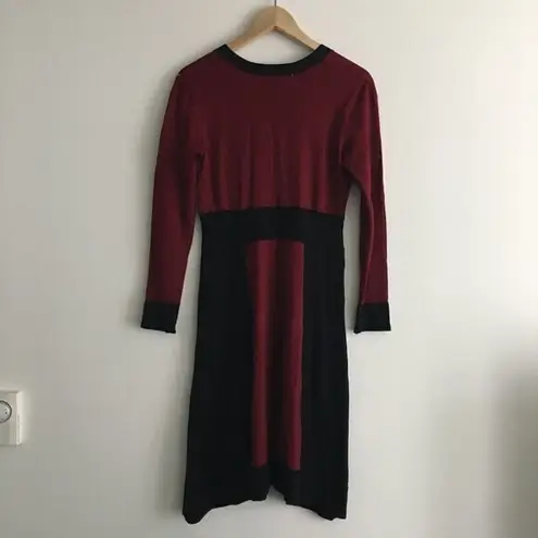 Alfani 3/$15 Long Sleeve Faux Wrap Knit Midi Dress