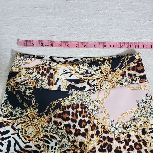 Carmen Marc Valvo CARMEN MARC VALVO LADIES PULL-ON PENCIL SKIRT Animal Print Size M