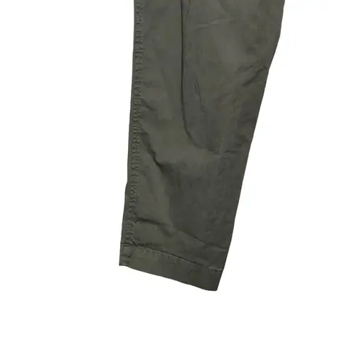 A New Day  Women Pants Stretch Chino Pleated Tapered Leg Hi-Rise Green Sz. 8R NWT