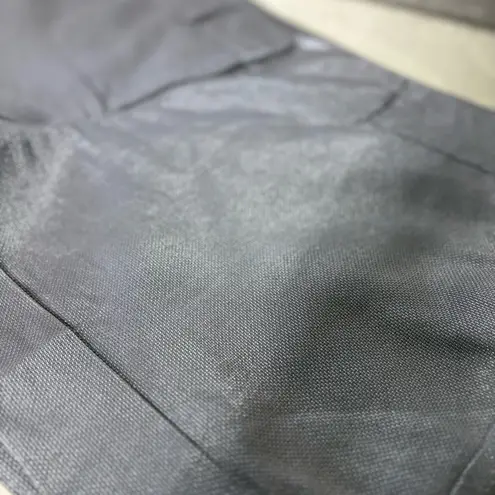 New York & Company Gray metallic Flat Front Shorts Size 16