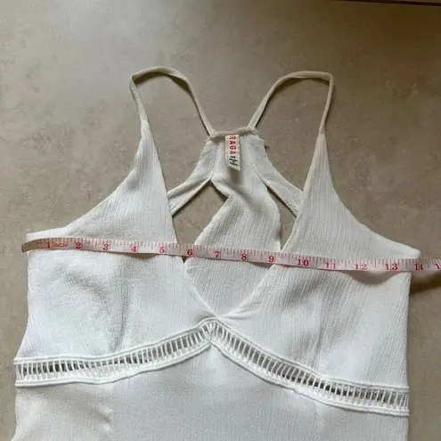 Raga Anthropologie White Racerback White Slip Dress Size XS