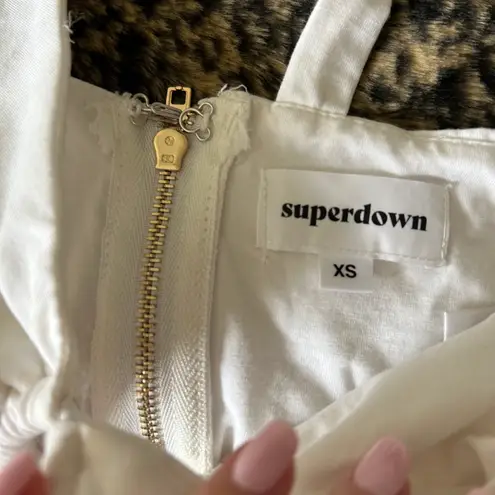 superdown Revolve  White Crop Top