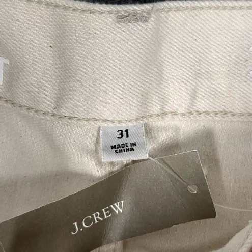 J. Crew Jeans Womens 12 31 Natural Cream Classic Straight Neutral Minimalist