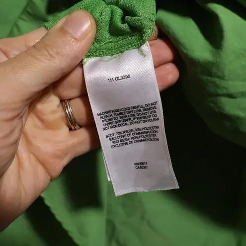 Mountain Hardwear  Womens 4X‎ Green Short Sleeve Button Up Active Top Vented Hike