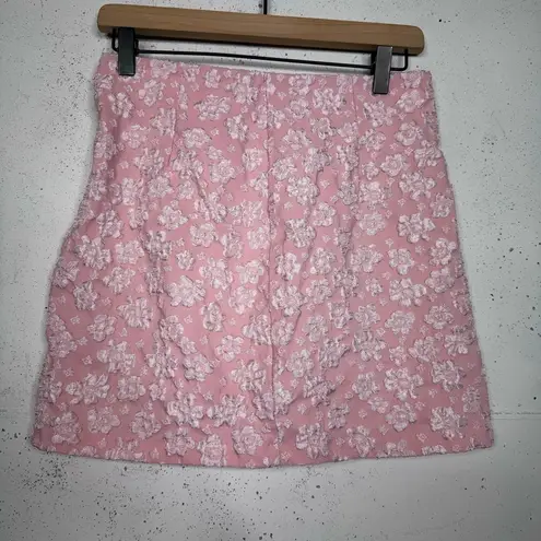 Wild Fable  Floral Corset Pink Mini Skirt Set Size Large