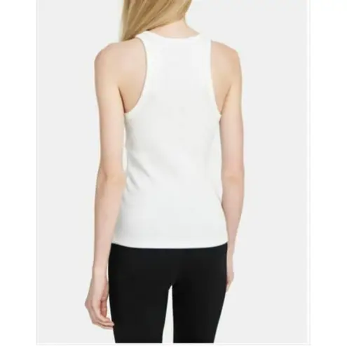 Theory  NEW Racer Tank in Ribbed Modal Cotton